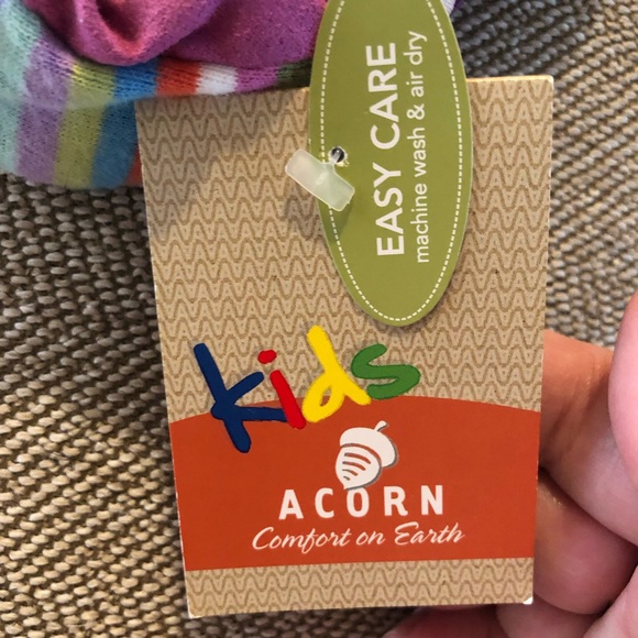 Acorn Girls Easy On Mocs. Suede w/Sherpa Lining and Leather Soft Soles. 18-24 M. - Picture 8 of 10